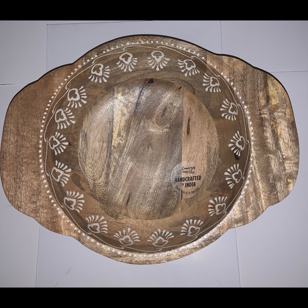 Mango Wood Serving Bowl